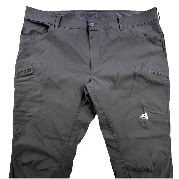 Eddie Bauer First Ascent Pants Mens 44x31 Gray Cargo Nylon Stretch Hiking - Picture 1 of 15